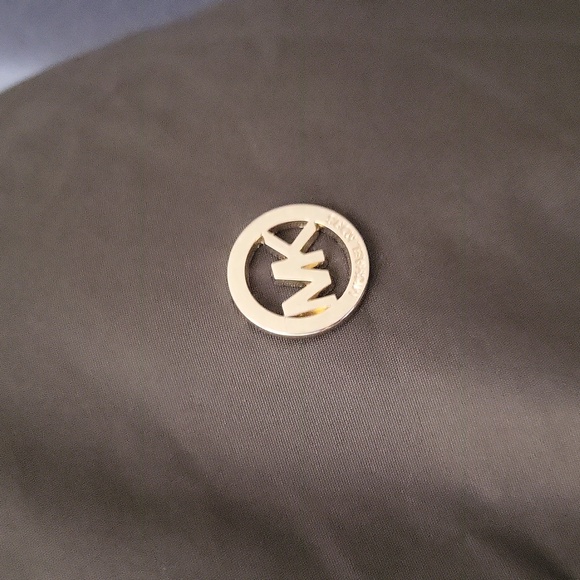 MICHAEL Michael Kors Olive Puffer Coat with Faux Fur Hood - Picture 3 of 9